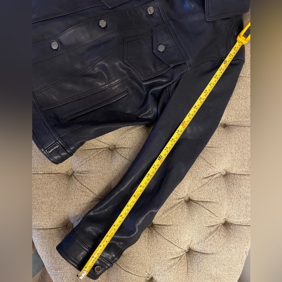 Michael Kors Leather Jacket - Jean Jacket Styling - Picture 9 of 11